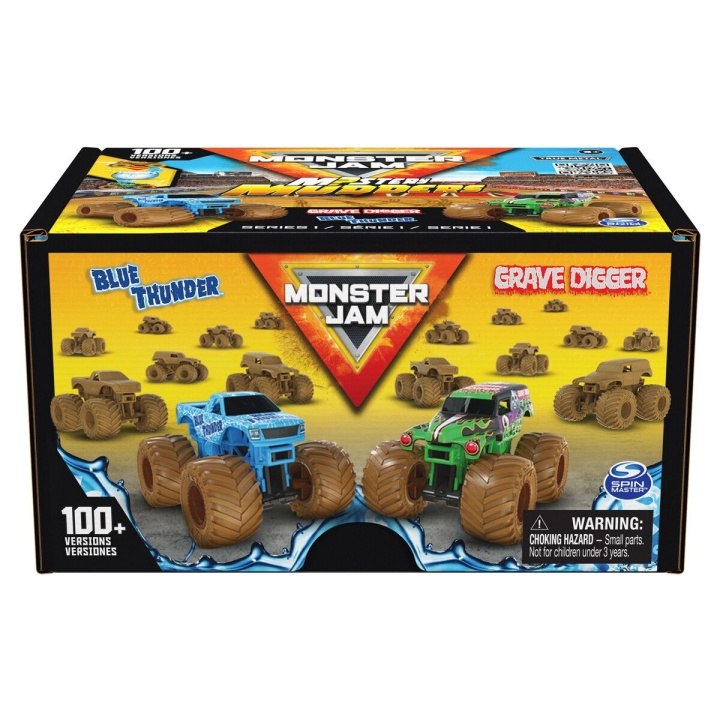 Monster Jam 1:64 Mystery Mudders - 2 Pack (6067514) in the group TOYS, KIDS & BABY PRODUCTS / Toys / Toy cars at TP E-commerce Nordic AB (C94011)