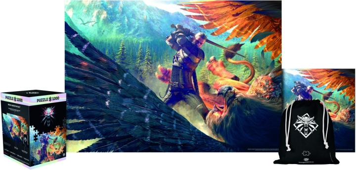 Good Loot The Witcher: Griffin Fight Puzzles, Premium - 1000 in the group Sport, leisure & Hobby / Hobby / Puzzle at TP E-commerce Nordic AB (C94015)