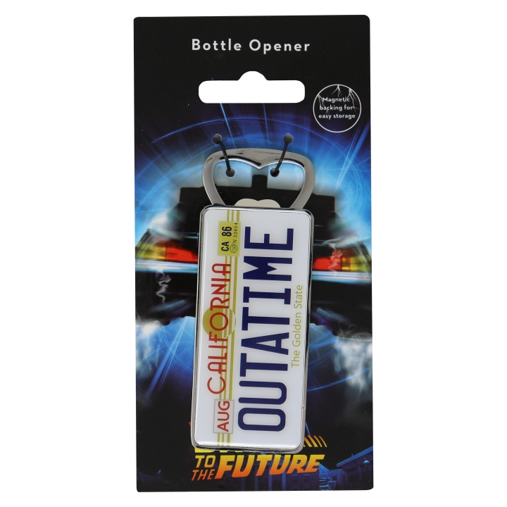 Fanatik Back to the Future Outatime Bottle Opener in the group Sport, leisure & Hobby / Fun stuff / Fun stuff at TP E-commerce Nordic AB (C94058)