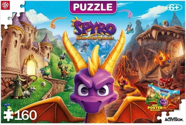 Good Loot Kids: Spyro Reignited Trilogy Puzzles - 160 in the group Sport, leisure & Hobby / Hobby / Puzzle at TP E-commerce Nordic AB (C94071)