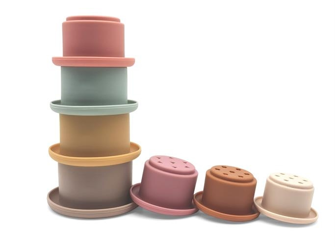 Magni Silicone stacking cups - 3310 in the group TOYS, KIDS & BABY PRODUCTS / Toys / Building toys / Toy blocks at TP E-commerce Nordic AB (C94113)