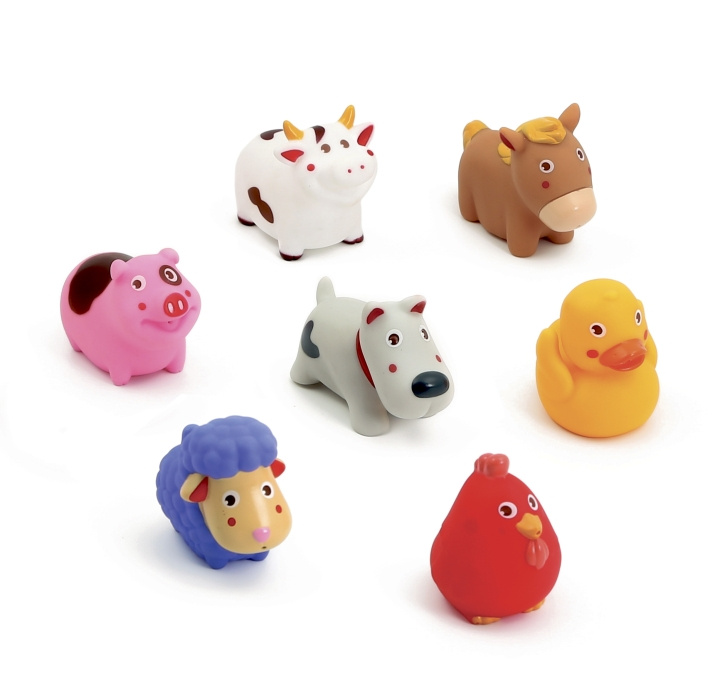 LUDI Bathing animals - Farm animals - (LU40065) in the group TOYS, KIDS & BABY PRODUCTS / Baby Gadgets / Bath at TP E-commerce Nordic AB (C94122)