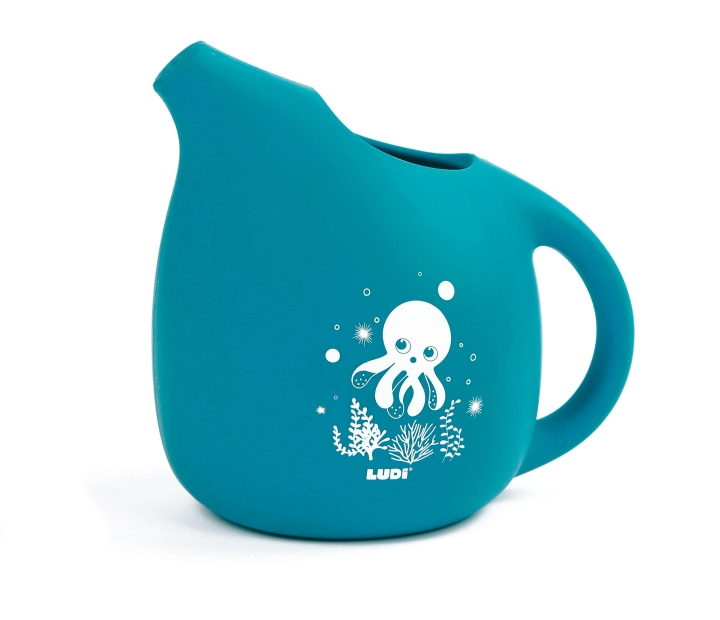 LUDI Silicone Water Jug - Turquoise - (LU40019) in the group TOYS, KIDS & BABY PRODUCTS / Baby Gadgets / Bath at TP E-commerce Nordic AB (C94123)