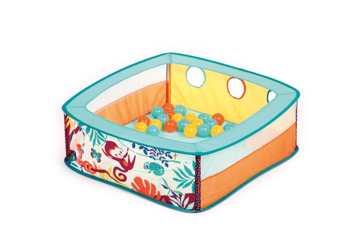 LUDI Playpen with balls - Jungle - (LU20018) in the group TOYS, KIDS & BABY PRODUCTS / Outdoor toys / Play tents at TP E-commerce Nordic AB (C94134)