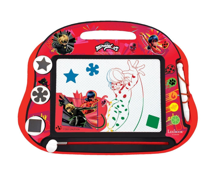 Lexibook Miraculous Magnetic Drawing Board with accessories (CRMI550) in the group TOYS, KIDS & BABY PRODUCTS / Toys / Draw & Count at TP E-commerce Nordic AB (C94155)