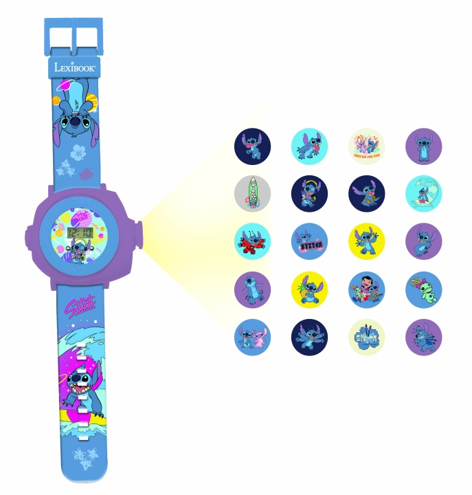 Lexibook Stitch Digital Projection Watch (DMW050D) in the group TOYS, KIDS & BABY PRODUCTS / Toys / Electronics & Media / Other Electronics & Media at TP E-commerce Nordic AB (C94160)