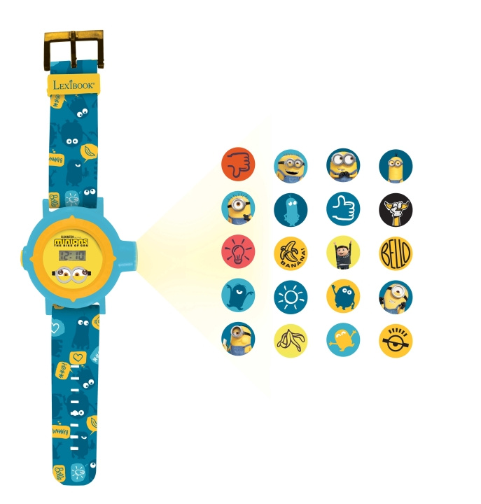 Lexibook The Minions Digital Projection Watch (DMW050DES) in the group TOYS, KIDS & BABY PRODUCTS / Toys / Electronics & Media / Other Electronics & Media at TP E-commerce Nordic AB (C94161)