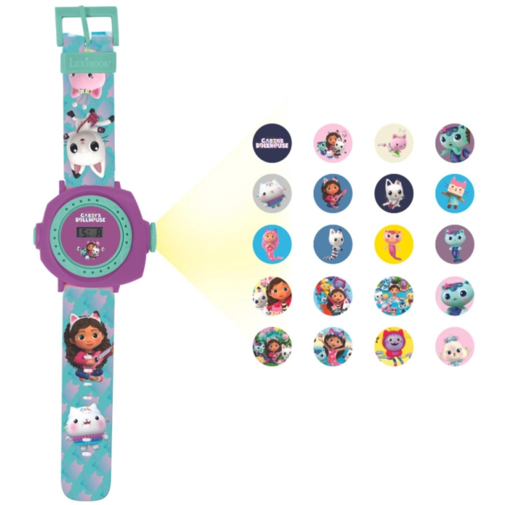 Lexibook Projection Watch - Gabby\'s Dollhouse (DMW050GDH) in the group TOYS, KIDS & BABY PRODUCTS / Toys / Electronics & Media / Other Electronics & Media at TP E-commerce Nordic AB (C94162)