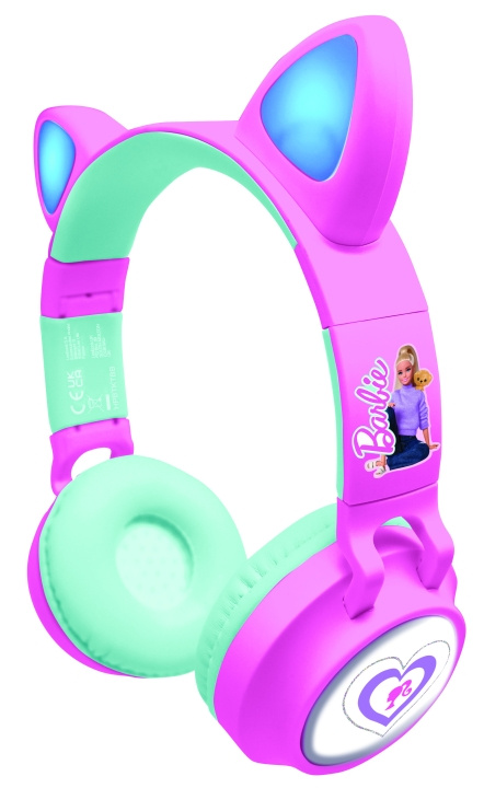 Lexibook Barbie Bluetooth headphones with light (HPBTKTBB) in the group HOME ELECTRONICS / Audio & Picture / Headphones & Accessories / Headphones at TP E-commerce Nordic AB (C94170)