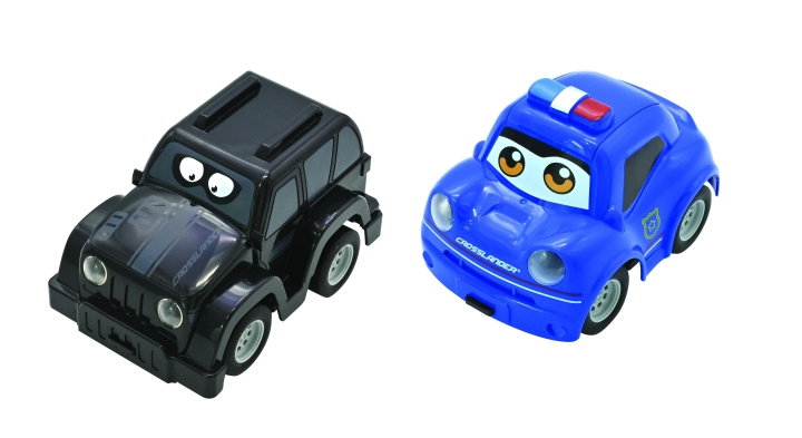 Lexibook Crosslander Twin - Police Car and Thief Car set (RC12) in the group TOYS, KIDS & BABY PRODUCTS / Radio controlled / RC cars at TP E-commerce Nordic AB (C94185)