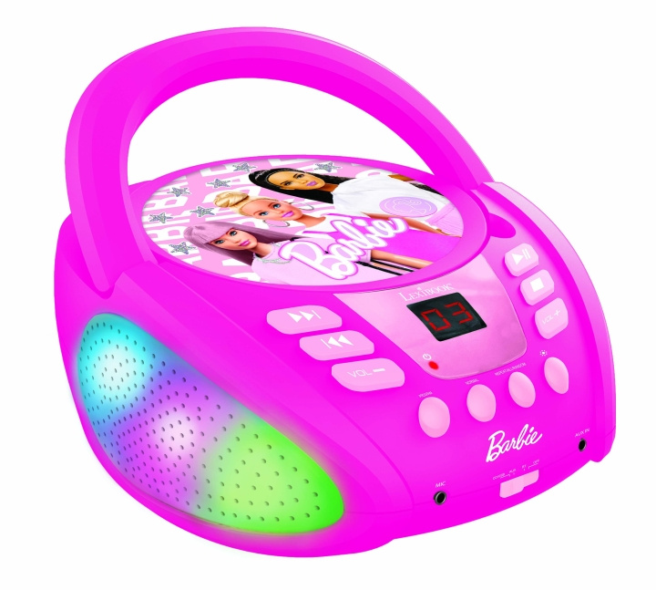 Lexibook Barbie Bluetooth CD player with light effects (RCD109BB) in the group HOME ELECTRONICS / Audio & Picture / Home cinema, Hifi & Portable / Portable audio players / CD-players at TP E-commerce Nordic AB (C94186)