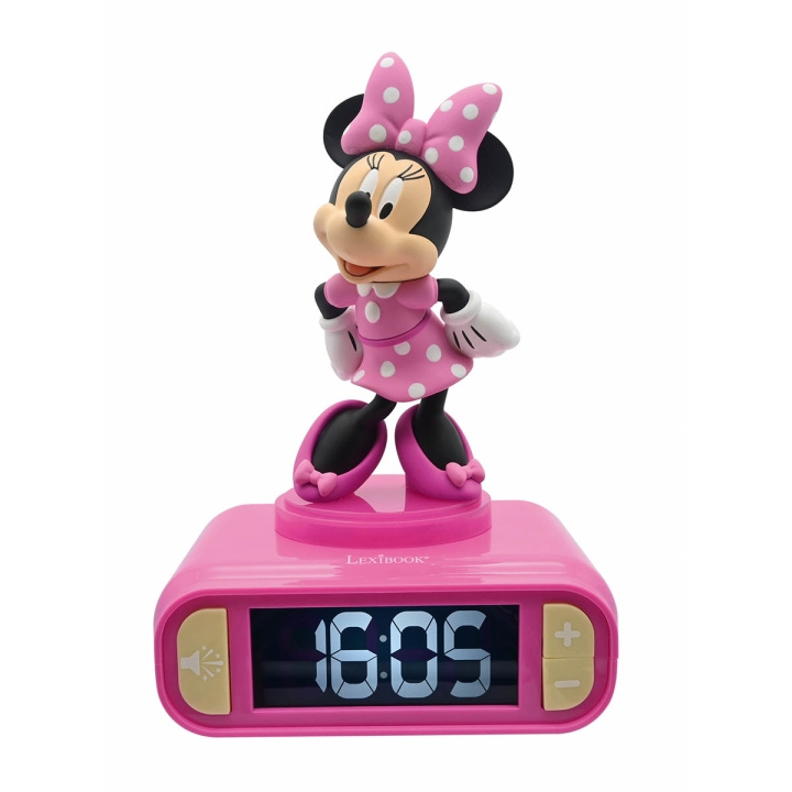 Lexibook Minnie 3D Digital alarm clock & night light (RL800MN) in the group HOME, HOUSEHOLD & GARDEN / Watches & Counters / Alarmclocks at TP E-commerce Nordic AB (C94190)