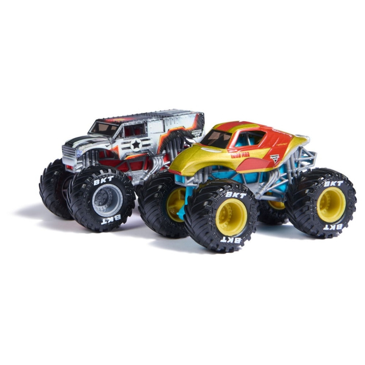 Monster Jam 1:64 Marvel 2 Pack - Iron:War Machine (6071941) in the group TOYS, KIDS & BABY PRODUCTS / Toys / Toy cars at TP E-commerce Nordic AB (C94211)