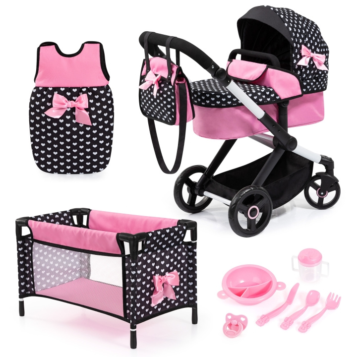 Bayer Dolls pram Xeo mega set (17060AB) in the group TOYS, KIDS & BABY PRODUCTS / Toys / Docks & Accessories at TP E-commerce Nordic AB (C94223)