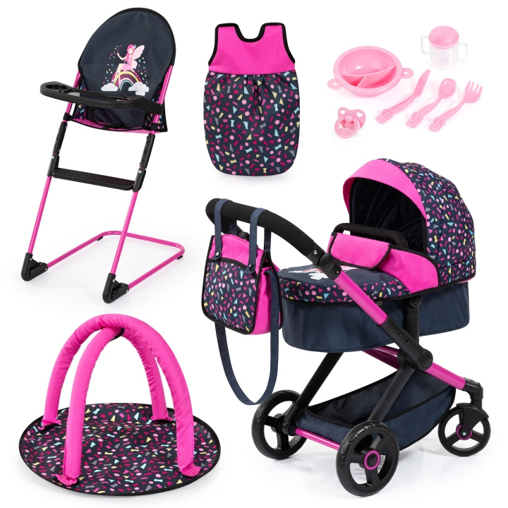 Bayer Dolls pram Xeo deluxe set (17080AB) in the group TOYS, KIDS & BABY PRODUCTS / Toys / Docks & Accessories at TP E-commerce Nordic AB (C94224)