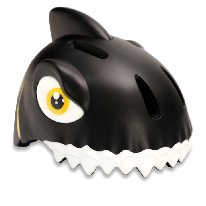 Crazy Safety Shark Bicycle Helmet - Black (49-55cm) (100501-06-01) in the group Sport, leisure & Hobby / Sports equipment / Bicycle accessories / Helmets at TP E-commerce Nordic AB (C94251)