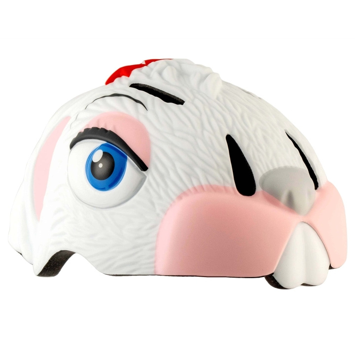 Crazy Safety Bunny Bicycle Helmet - White (49-55cm) (101001-02) in the group Sport, leisure & Hobby / Sports equipment / Bicycle accessories / Helmets at TP E-commerce Nordic AB (C94256)