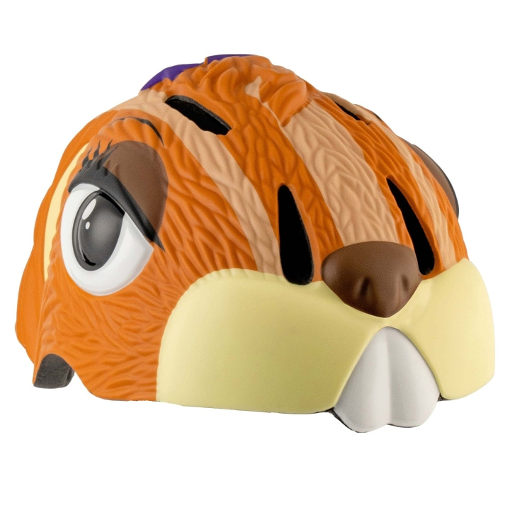 Crazy Safety Chipmunk Bicycle Helmet - Brown (49-55cm) (101001-03) in the group Sport, leisure & Hobby / Sports equipment / Bicycle accessories / Helmets at TP E-commerce Nordic AB (C94257)