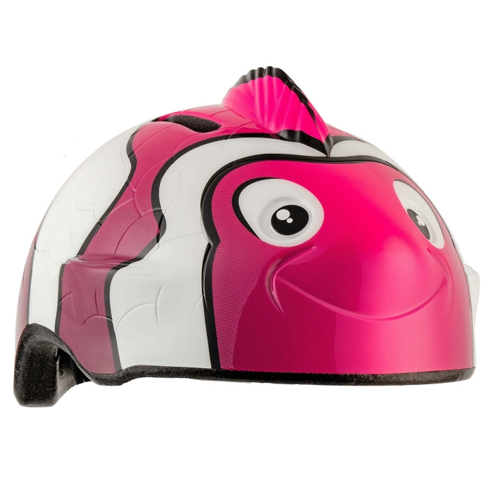 Crazy Safety Fish Bicycle Helmet - Pink (49-55cm) (102001-02) in the group Sport, leisure & Hobby / Sports equipment / Bicycle accessories / Helmets at TP E-commerce Nordic AB (C94259)