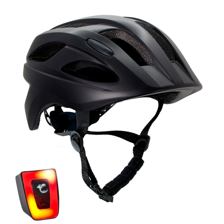 Crazy Safety S.W.A.T Bicycle Helmet - Black (54-58cm) (160101-01-01) in the group Sport, leisure & Hobby / Sports equipment / Bicycle accessories / Helmets at TP E-commerce Nordic AB (C94262)