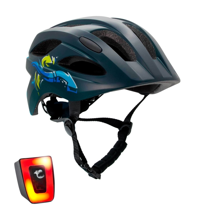 Crazy Safety Arrow Bicycle Helmet - Black/Blue (54-58 cm) (160101-04-01) in the group Sport, leisure & Hobby / Sports equipment / Bicycle accessories / Helmets at TP E-commerce Nordic AB (C94263)