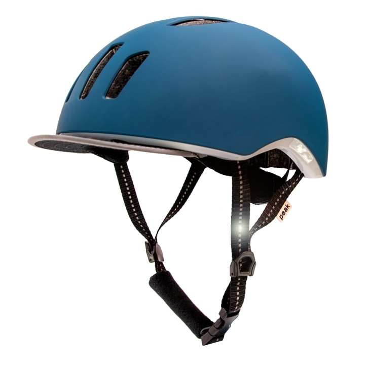 Crazy Safety Metro Bicycle Helmet - Petrol (53 - 59cm) (330101-10) in the group Sport, leisure & Hobby / Sports equipment / Bicycle accessories / Helmets at TP E-commerce Nordic AB (C94268)