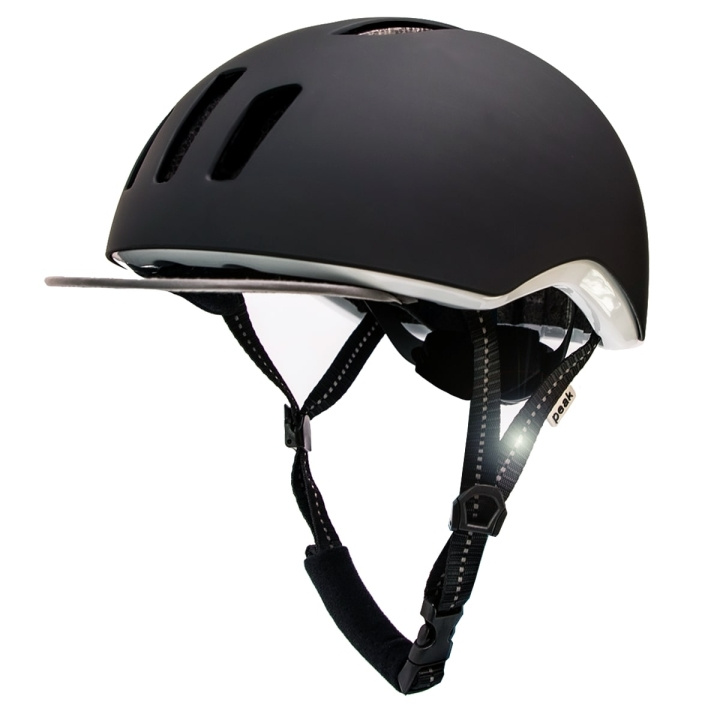 Crazy Safety Metro Bicycle Helmet - Black (53 - 59cm) (330102-10) in the group Sport, leisure & Hobby / Sports equipment / Bicycle accessories / Helmets at TP E-commerce Nordic AB (C94269)