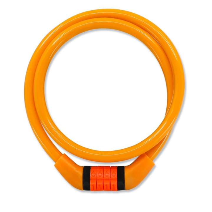 Crazy Safety Code Lock - Orange (210105-10) in the group Sport, leisure & Hobby / Sports equipment / Bicycle accessories / Other bike accessories at TP E-commerce Nordic AB (C94273)