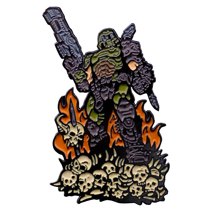 Fanatik DOOM Eternal Limited Edition Pin Badge in the group TOYS, KIDS & BABY PRODUCTS / Toys / Figures, Miniatures & accessories at TP E-commerce Nordic AB (C94284)