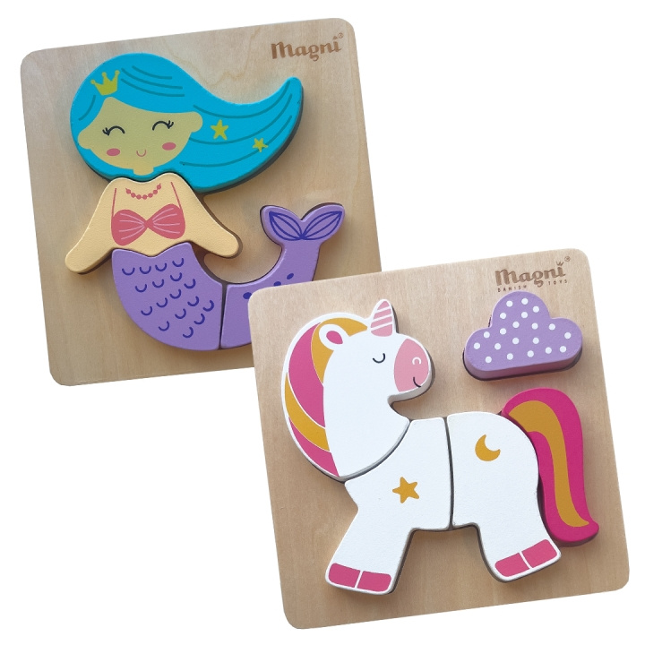 Magni Unicorn/Mermaid puzzle (3935) in the group Sport, leisure & Hobby / Hobby / Puzzle at TP E-commerce Nordic AB (C94342)