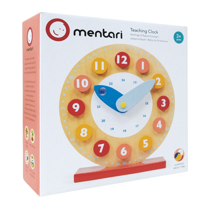 Mentari Teaching Clock - (MT7304) in the group TOYS, KIDS & BABY PRODUCTS / Baby toys / Activity toys at TP E-commerce Nordic AB (C94360)