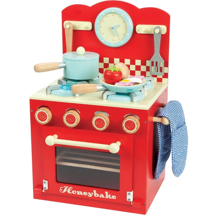 Le Toy Van Red Honeybake Oven and Hob Set (LTV293) in the group TOYS, KIDS & BABY PRODUCTS / Toys / Play set at TP E-commerce Nordic AB (C94412)