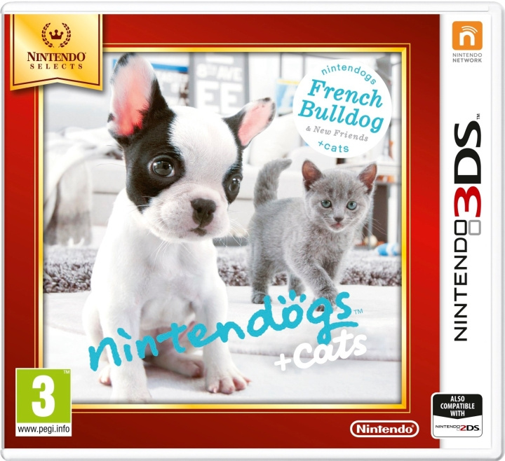 Nintendogs and Cats 3D: French Bulldog (3DS) in the group HOME ELECTRONICS / Game consoles & Accessories / Nintendo 3DS at TP E-commerce Nordic AB (C94419)