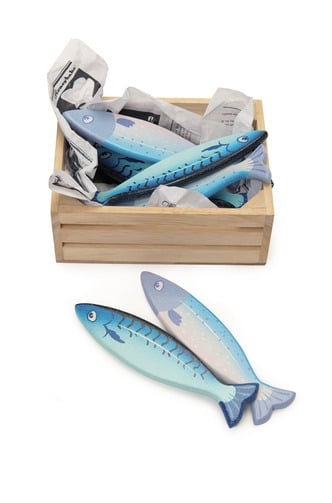 Le Toy Van Honeybee Fresh Fish Crate Set (LTV184) in the group TOYS, KIDS & BABY PRODUCTS / Toys / Play set at TP E-commerce Nordic AB (C94454)