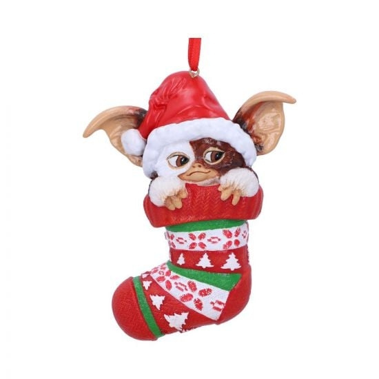 Nemesis Now Gremlins Gizmo in Stocking Hanging Ornament 12cm in the group HOME, HOUSEHOLD & GARDEN / Interior / Christmas decorations at TP E-commerce Nordic AB (C94463)