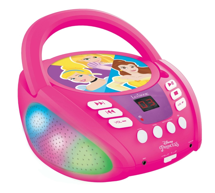 Lexibook Disney Princess - Bluetooth CD Player (RCD109DP) in the group HOME ELECTRONICS / Audio & Picture / Home cinema, Hifi & Portable / Portable audio players / CD-players at TP E-commerce Nordic AB (C94470)