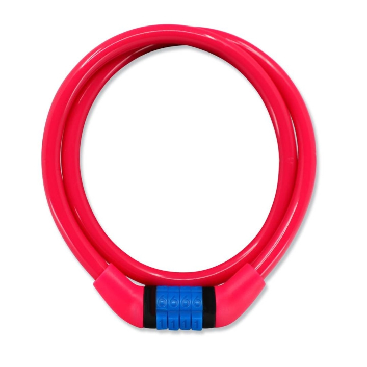 Crazy Safety Code Lock - Pink (210107-10) in the group Sport, leisure & Hobby / Sports equipment / Bicycle accessories / Other bike accessories at TP E-commerce Nordic AB (C94499)