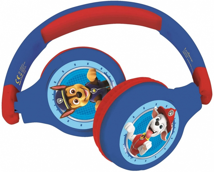 Lexibook Paw Patrol - 2 in 1 Foldable Headphones (HPBT010PA) in the group HOME ELECTRONICS / Audio & Picture / Headphones & Accessories / Headphones at TP E-commerce Nordic AB (C94502)