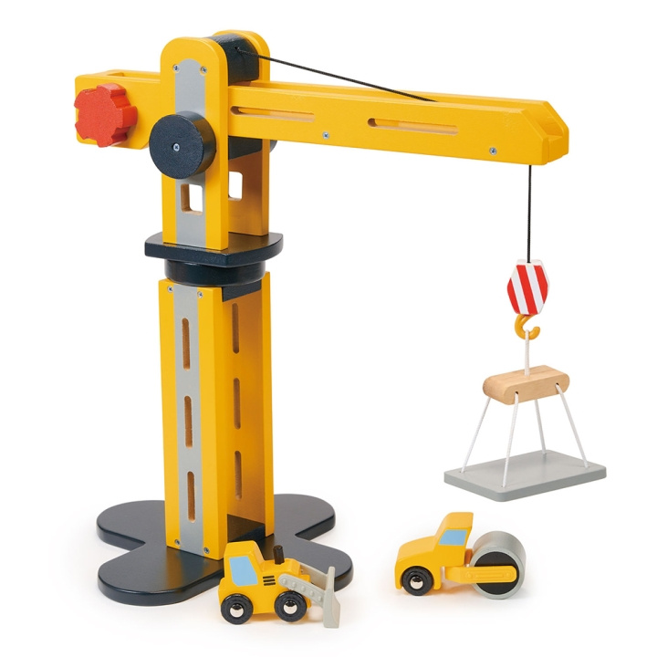 Mentari Big Yellow Crane (MT7905) in the group TOYS, KIDS & BABY PRODUCTS / Toys / Toy cars at TP E-commerce Nordic AB (C94506)