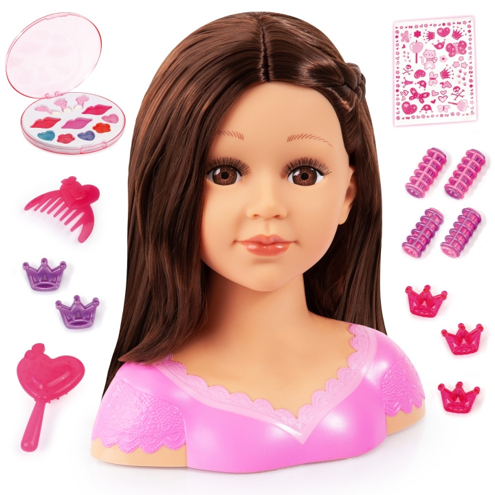 Bayer Styling Head - Charlene Super Model+ Cosmetics (90088AK) in the group TOYS, KIDS & BABY PRODUCTS / Toys / Little home & Role play at TP E-commerce Nordic AB (C94550)