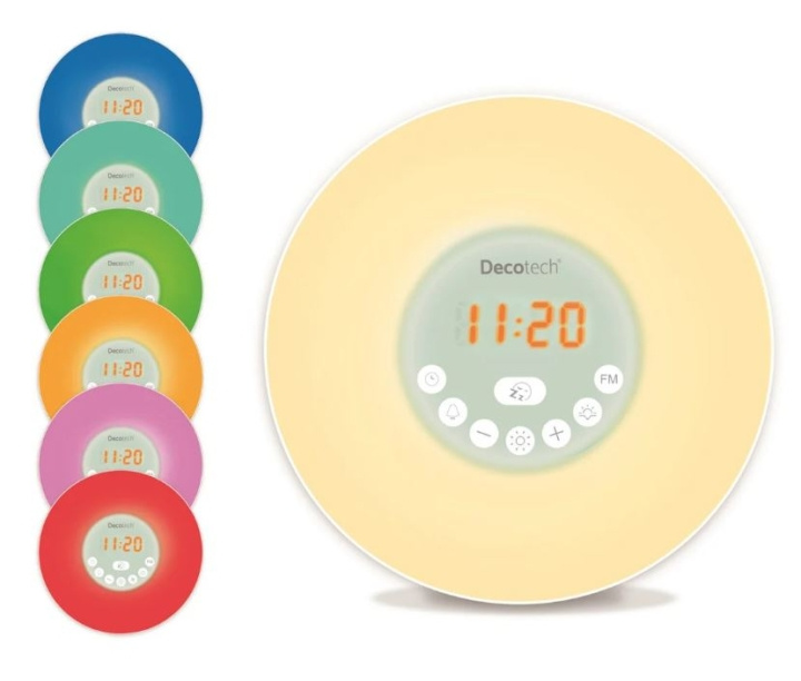 Lexibook Decotech® Sunrise Colour Alarm Clock (RL998) in the group HOME, HOUSEHOLD & GARDEN / Watches & Counters / Alarmclocks at TP E-commerce Nordic AB (C94556)