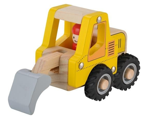 Magni Wooden rooter with rubber wheels (5597) in the group TOYS, KIDS & BABY PRODUCTS / Toys / Toy cars at TP E-commerce Nordic AB (C94561)