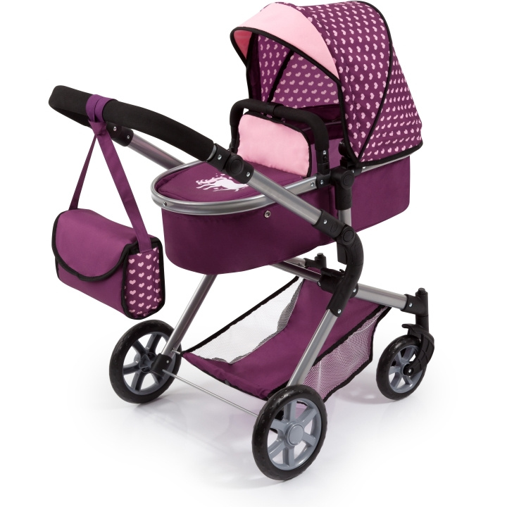 Bayer Dolls Pram City Neo - Purple (18137AA) in the group TOYS, KIDS & BABY PRODUCTS / Toys / Docks & Accessories at TP E-commerce Nordic AB (C94564)