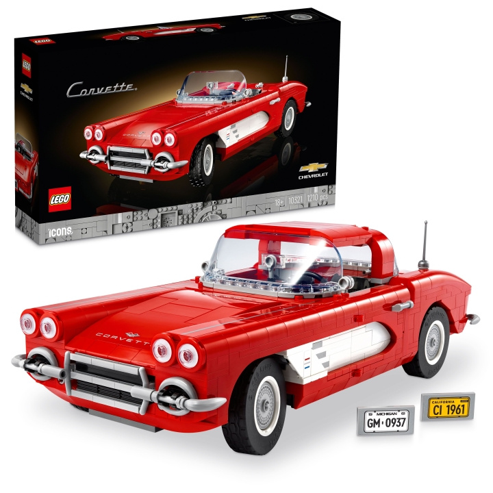 LEGO Icons - Chevrolet Corvette 1961 (10321.) in the group TOYS, KIDS & BABY PRODUCTS / Toys / Building toys / Lego at TP E-commerce Nordic AB (C94579)