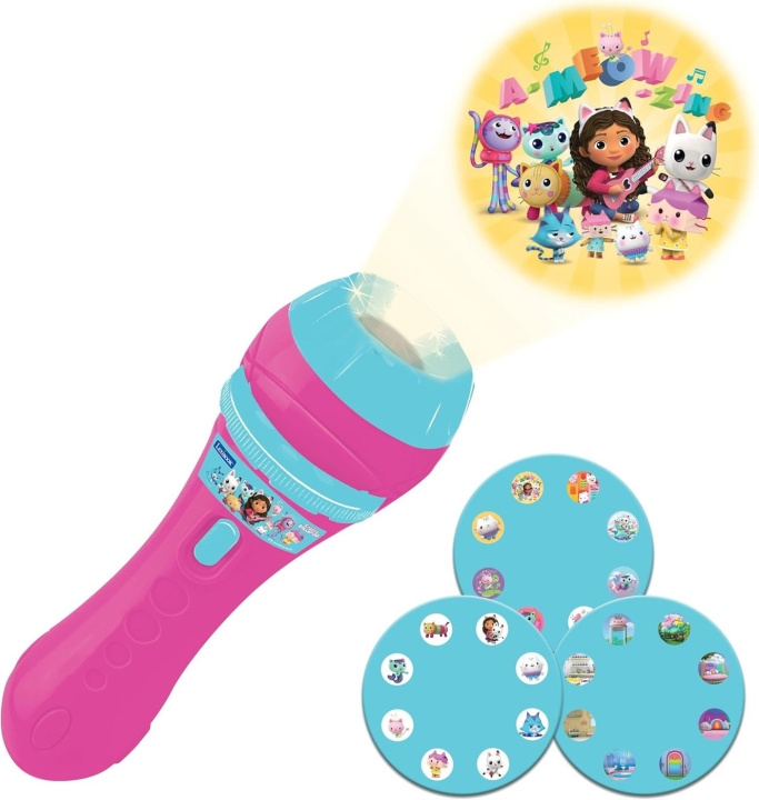 Lexibook Projector & Flashlight - Gabby\'s Dollhouse (LTC050GDH) in the group TOYS, KIDS & BABY PRODUCTS / Toys / Electronics & Media / Other Electronics & Media at TP E-commerce Nordic AB (C94648)