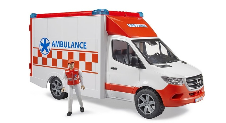 Bruder MB Sprinter Ambulance w/Driver (02676) in the group TOYS, KIDS & BABY PRODUCTS / Toys / Toy cars at TP E-commerce Nordic AB (C94653)