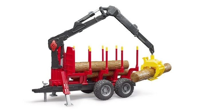 Bruder Forestry trailer (02252) in the group TOYS, KIDS & BABY PRODUCTS / Toys / Toy cars at TP E-commerce Nordic AB (C94662)