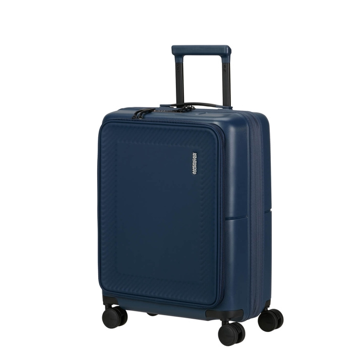 American Tourister Suitcase DashPop Spinner 55/23 Front Pocket Laptop Midnight Blue in the group Sport, leisure & Hobby / Travel accessories / Suitcases at TP E-commerce Nordic AB (C94701)