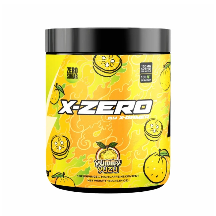 X-GAMER Energy Drink Powder X-Zero 160 gram Yummy Yuzu in the group COMPUTERS & PERIPHERALS / GAMING / Energydrinks for gamers at TP E-commerce Nordic AB (C94703)