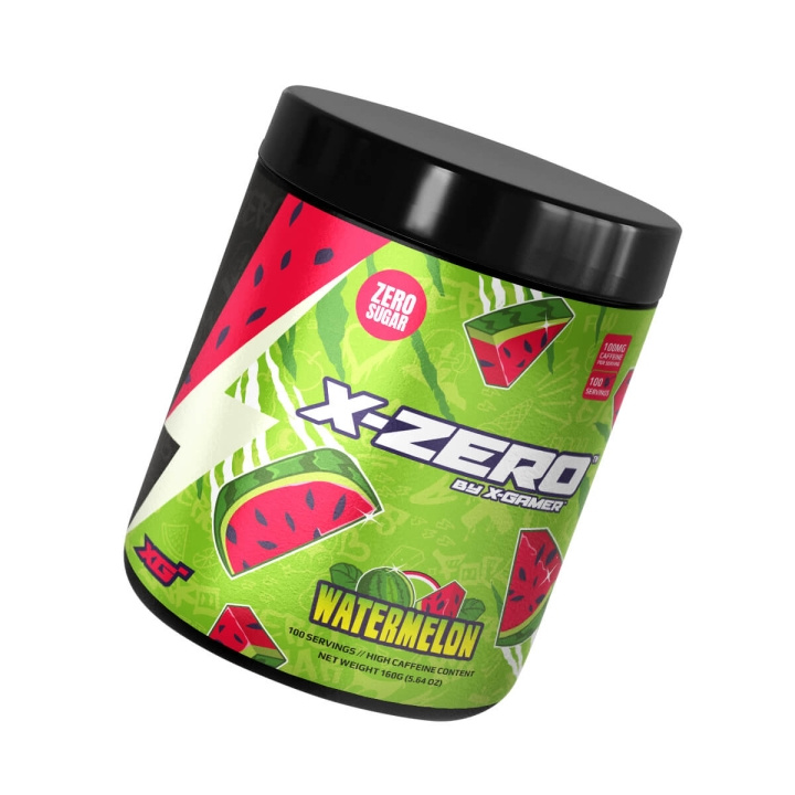 X-GAMER Energy Drink Powder X-Zero 160 gram Watermelon in the group COMPUTERS & PERIPHERALS / GAMING / Energydrinks for gamers at TP E-commerce Nordic AB (C94706)